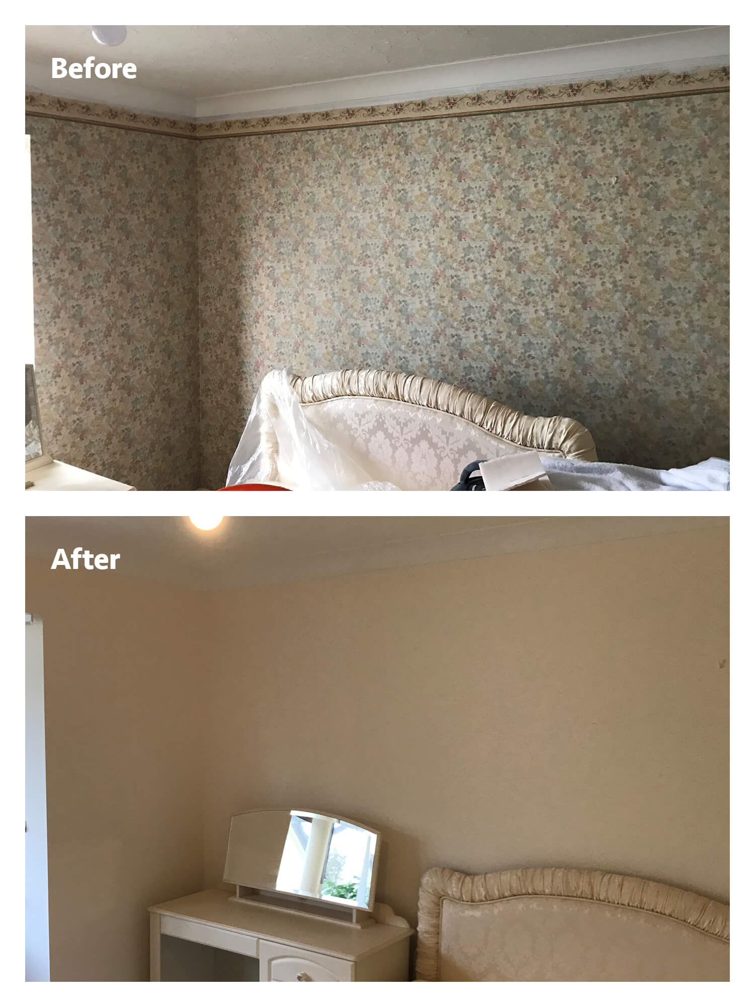 Bedroom - Before & After