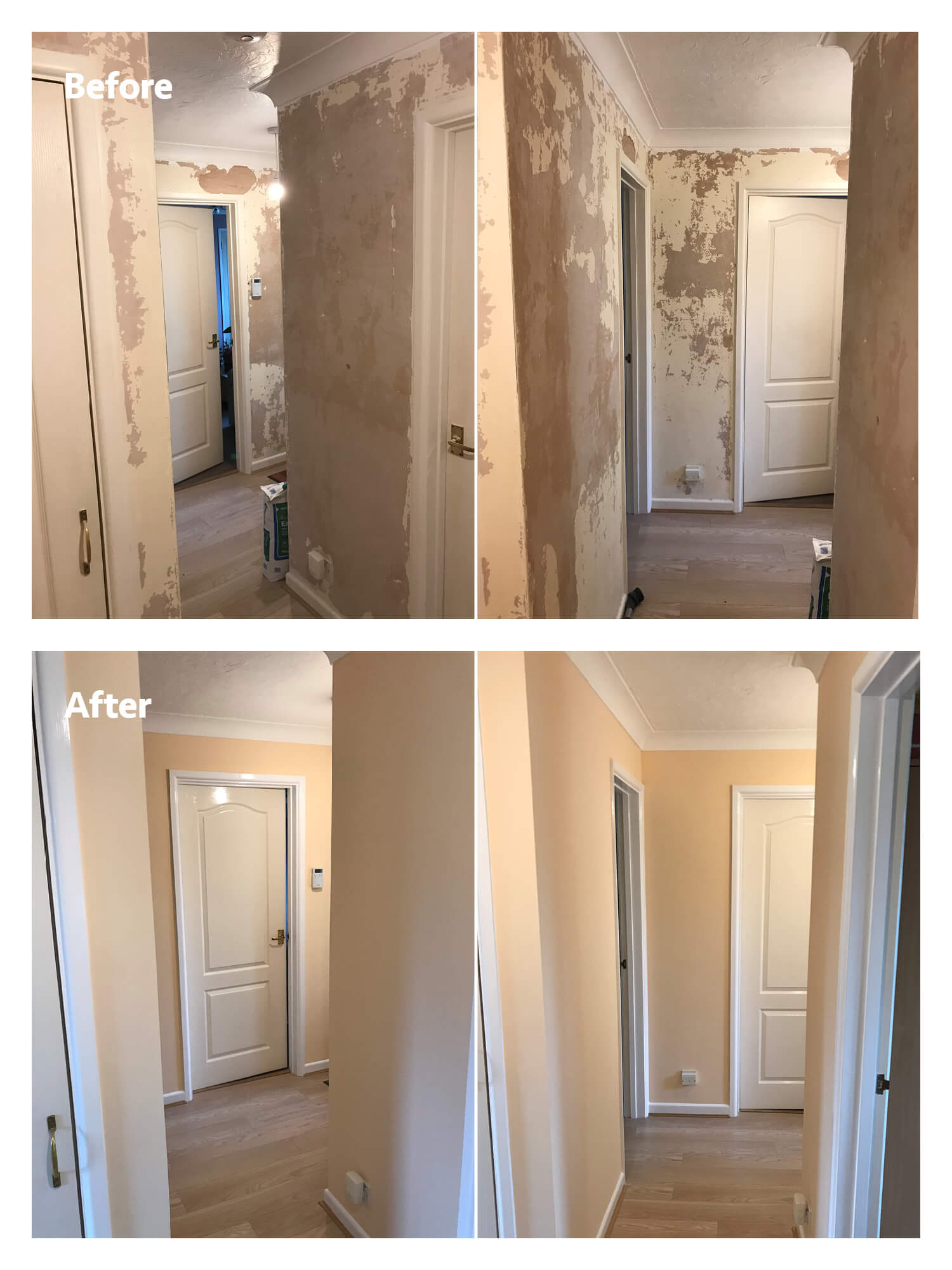 Hallway - Before & After